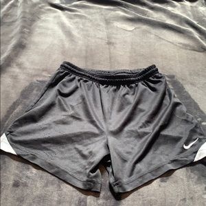 black Nike shorts